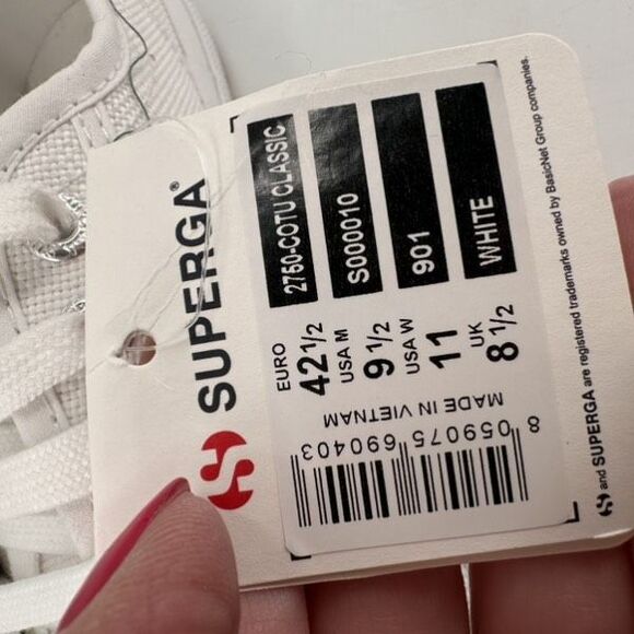 NWT Superga Womens 2750 Cotu Classic Sneakers Women’s Size 11, Mens size 9.5 - Picture 9 of 14